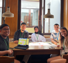 Image of Democracy Camp participants.
