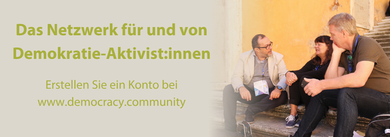 Das Netzwerk für and von Demokratie-Aktivist:innen