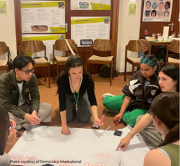 Photo from the Democracy Camp