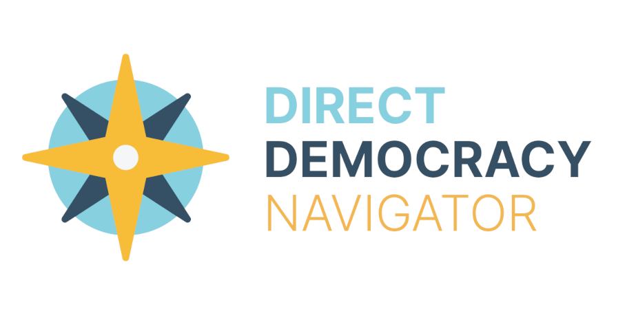 Banner Direct Democracy Navigator website DI
