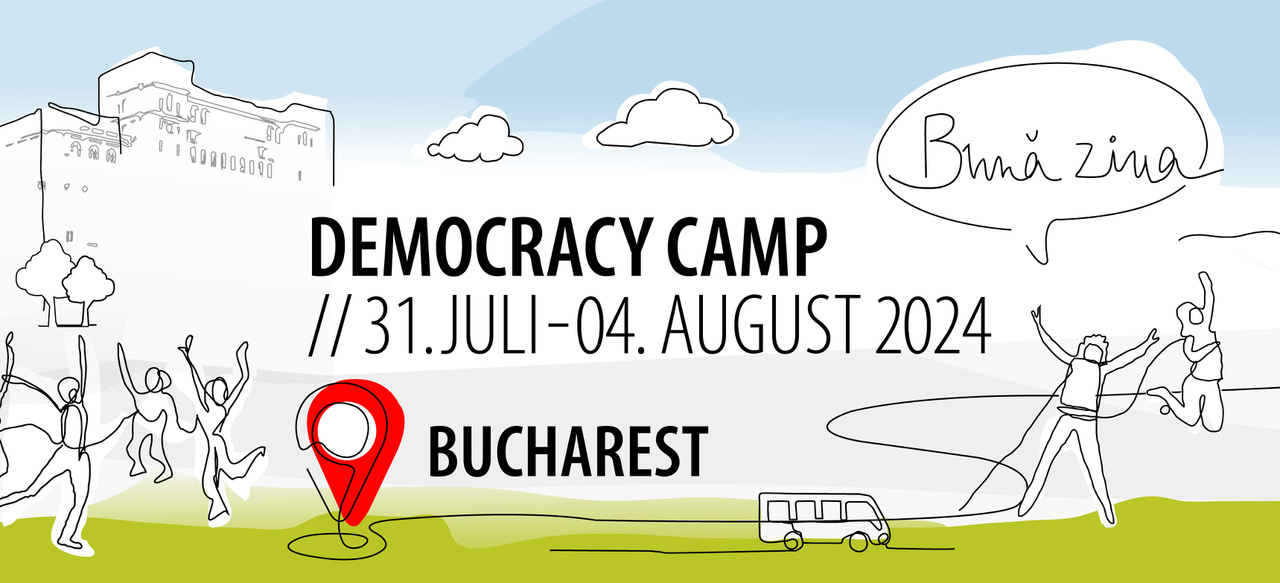 Banner Democracy Camp 2024
