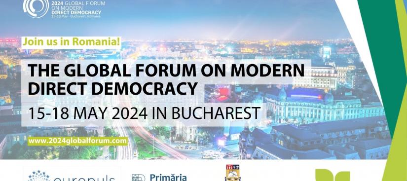 Join us at the Global Forum on Modern Direct Democracy 2024!