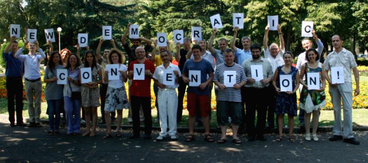 Democracy International : Participants of the Summer Academy 2012 in Burgas, Bulgaria