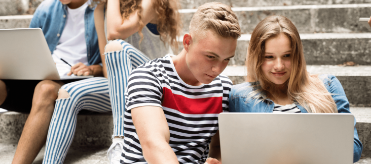 Photo courtesy of @halfpoint from Canva Pro https://www.canva.com/photos/MAChUATzB98-teenage-students-with-laptops/ 