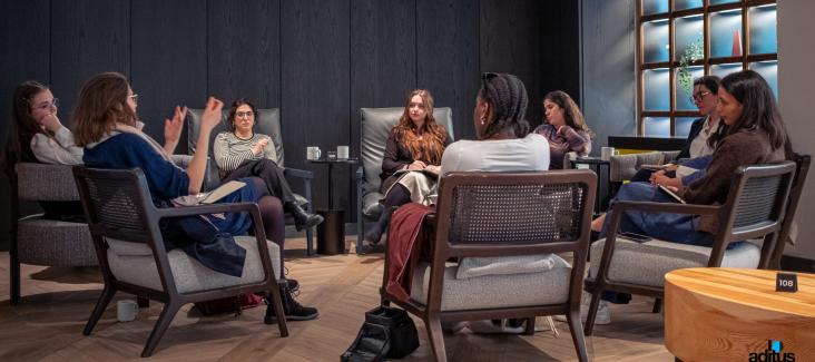 Citizens discuss Inclusion in the EU. Photo courtesy of Aditus Foundation Citizens discuss Inclusion in the EU