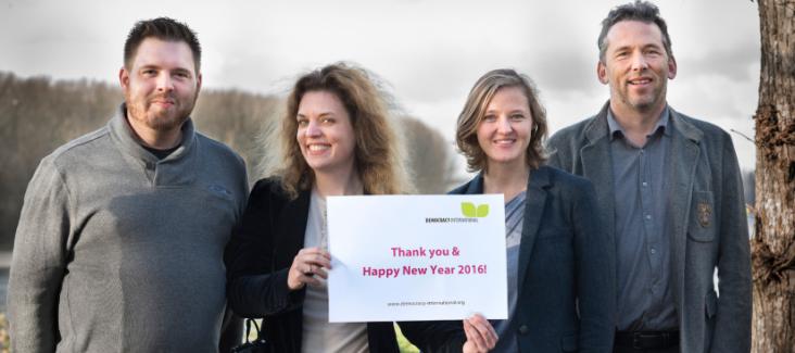 Andreas Müller, Cora Pfafferott, Sophie von Hatzfeldt, Daniel Schily (from left to right)