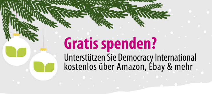 Democracy International gratis unterstützen