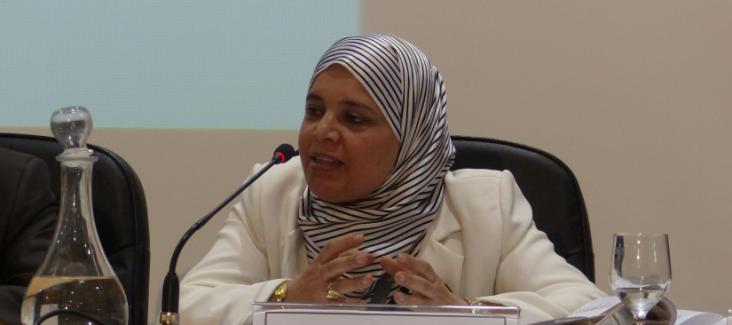 Ms Labidi of the political party Ennahdha