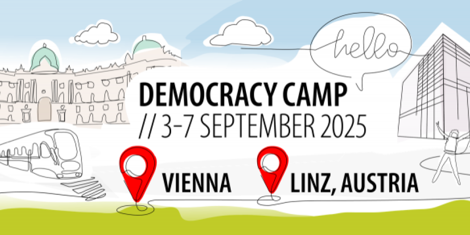Banner Democracy Camp 2025