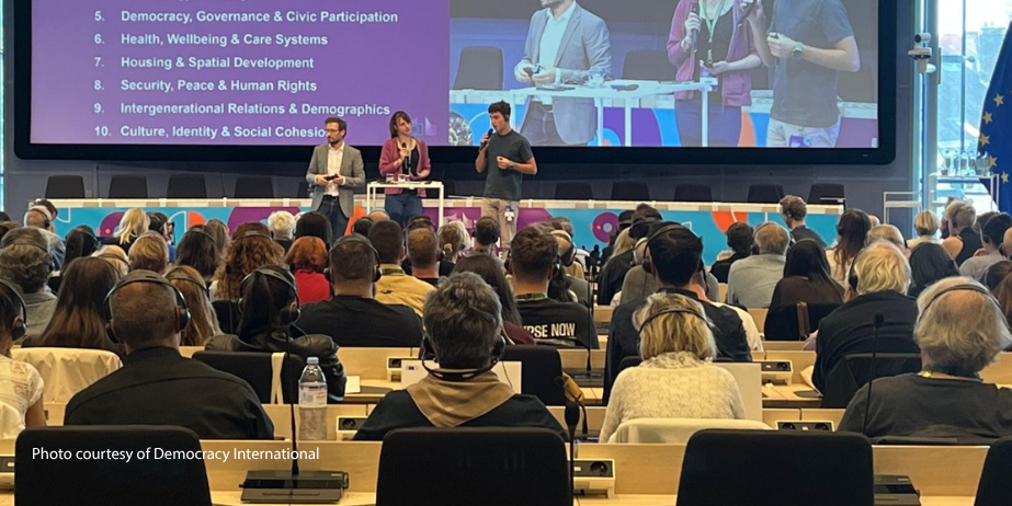 Photo from the European Citizens' Panels