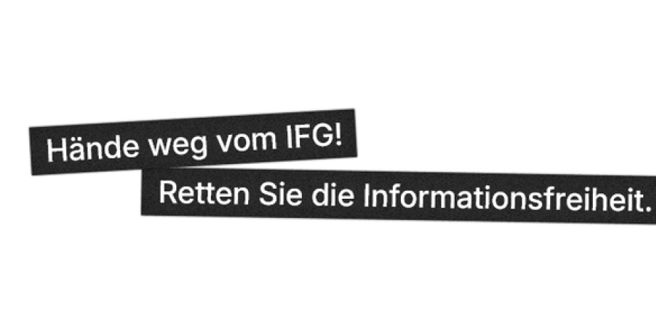 Bild zu: 110 Organisationen fordern: „Hände weg vom IFG! Retten Sie die Informationsfreiheit“