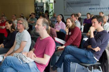 The audience of the annual conference in Fuldatal, Germany