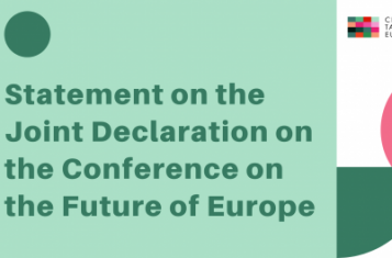 logo citizens take over europe, statement on joint declaration