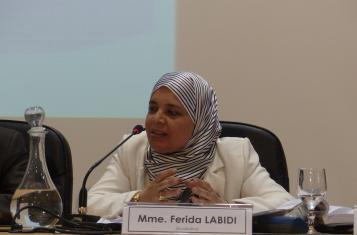 Ms Labidi of the political party Ennahdha