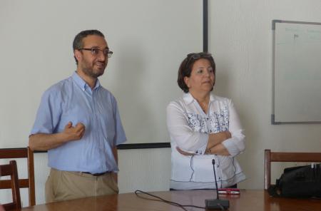 Mehdi Ben Mimoun and Zohra Lili Chabaane, Members of the Local Organisation Committee of  Carthage University