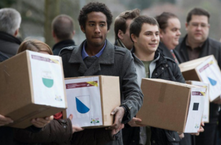 Direct democracy in action in Switzerland (Photo by swissinfo.ch)