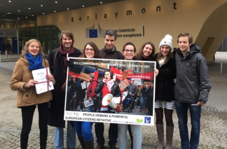 ECI Petition handover in Brussels, October 2016