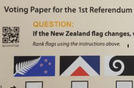 Flag voting papers Flag voting papers