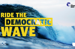 Photo courtesy Democracy International, Democratic Wave campaign