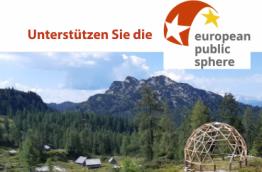 Unterstützen Sie die European Public Sphere bei der aid2people Gruppenspenden-Challenge