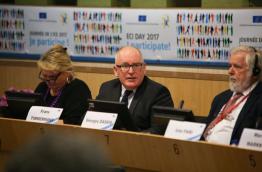 Commissioner Timmermans at ECI Day 2017, Photo: The ECI Campaign