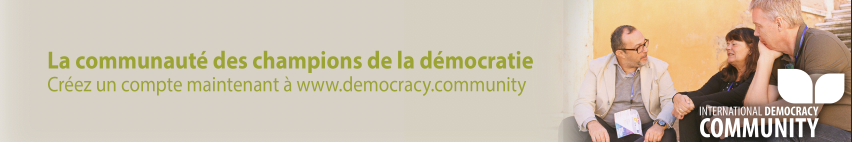Democracy Community Inscrivez-vous!