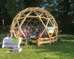 Bild: European Public Sphere Dome auf der Ukrainian Vibes 2022 Tour in Polen