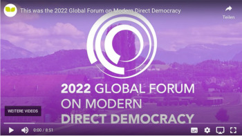 Photo Global Forum on Modern Direct Democracy 2022 in Luzern