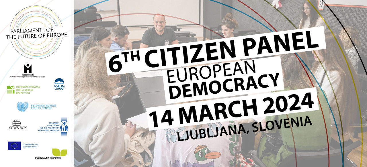 6th Citizens' Panel in Ljubljana